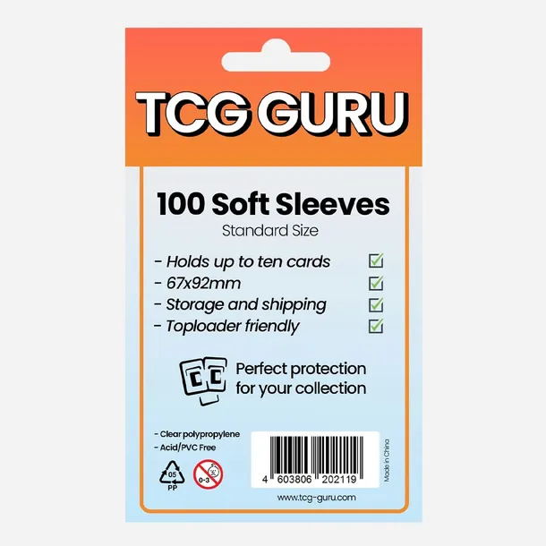 TCG Guru Soft Sleeves - koszulki miękkie 100 szt.
