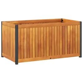 donica-ogrodowa-85x45x44-cm-lite-drewno-akacjowe-i-stal