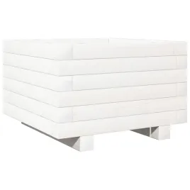 donica-ogrodowa-biala-40x40x265-cm-lite-drewno-sosnowe