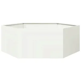 donica-ogrodowa-biala-szesciokatna-138x120x45-cm-stalowa