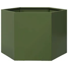 donica-ogrodowa-oliwkowa-szesciokatna-69x60x45-cm-stalowa
