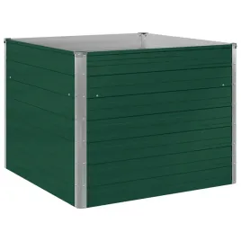 donica-podniesiona-100x100x77-cm-zielona-stal-galwanizowana