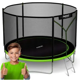 trampolina-ogrodowa-183cm-siatka-zewnetrzna-drabinka-czarno-zielona