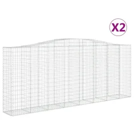 kosz-gabionowy-400x50x160-180cm-srebrny