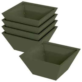 doniczka-ogrodowa-5-pcs-zielony-oliwkowy-35-x-35-x-15-cm