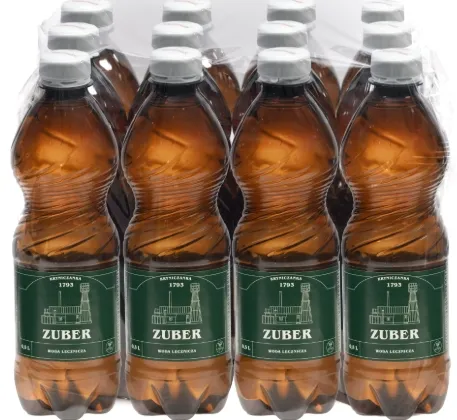 Zuber Naturalna woda lecznicza trawienie 0,5 l x 12 szt