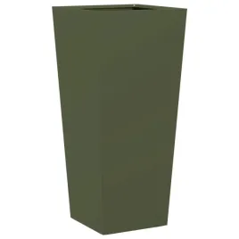 stalowa-donica-ogrodowa-35x35x75-cm-oliwkowa-zielen