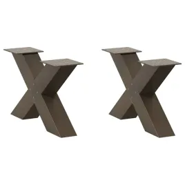 nogi-do-stolika-kawowego-w-ksztalcie-litery-x-2-szt-naturalna-stal-60x-30