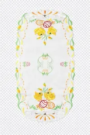 obrus-wielkanocny-owal-40x90cm-haftowany-kurczaczki-i-pisanki