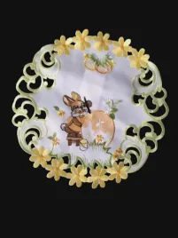 serwetka-do-koszyczka-wielkanoc-30cm-biala-zajaczek-haft