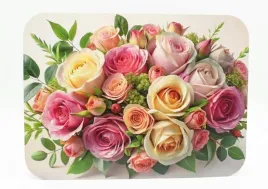 mata-stolowa-40x30-cm-roze-mech-liscie-na-bezowym-tle