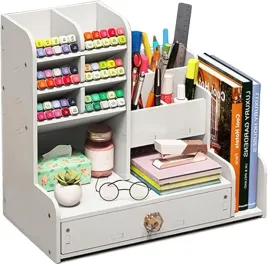 organizer-na-biurko-szuflady-przybornik-z-szuflada-polka-biurkowy-na-olowki