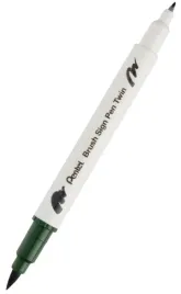 pisak-brush-dwustronna-koncowka-oliwkowa-zielen-sesw30c-t115