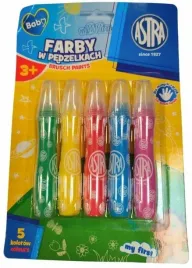 farby-w-pedzelkach-astra-baby-5-kolorow