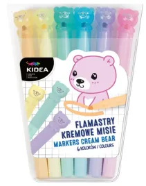 flamastry-kremowe-misie-6-kolorow-kidea-fkm6kka