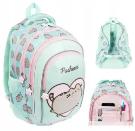 plecak-4-komorowy-bpl-58-pusheen-mint-mkmp