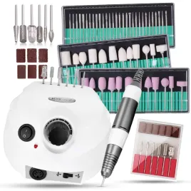 frezarka-do-paznokci-active-65-w-bialy-obustronna-z-zestawem-60-frezow