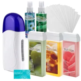 italwax-zestaw-do-depilacji-podgrzewacz-3x-wosk-w-rolce-100ml-paski-talk