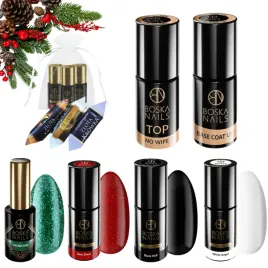 boska-nails-zestaw-swiateczny-4x-lakier-hybrydowy-baza-top-slodkosci-gratis