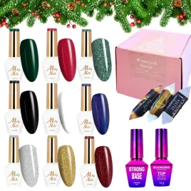 molly-nails-zestaw-swiateczny-9x-lakier-hybrydowy-baza-top-slodkosci-gratis