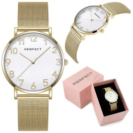 zegarek-damski-perfect-zefra-box-cyfry-bransoletka-mesh-zloty
