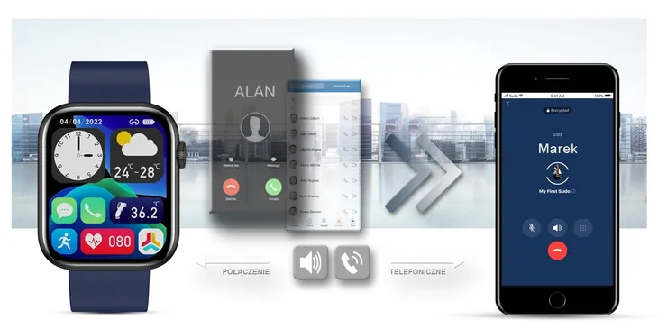 smartwatch-gravity-2-niebieski-komunikacja-bluetooth