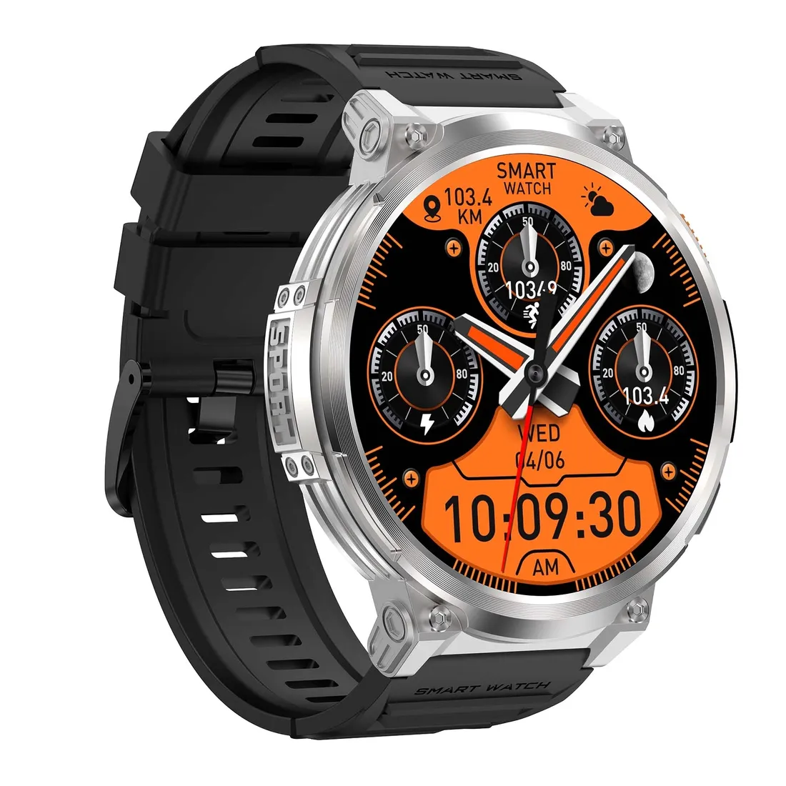smartwatch-gravity-gt23-pomaranczowy-material-paska-guma