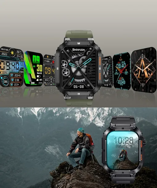 smartwatch-gravity-gt6-zielony-czujniki-krokomierz