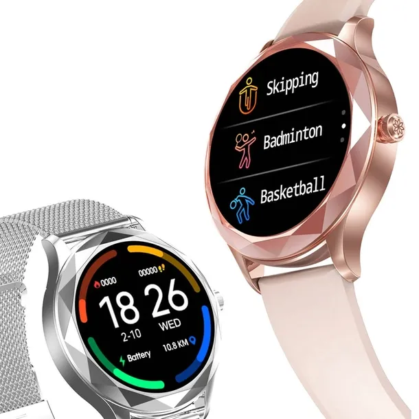 smartwatch-pacific-zy709c-bialy-ksztalt-koperty-okragla