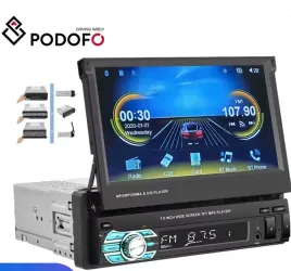 podofo-android-auto-1-din-magnetofon-radiowy-odbiornik-samochodowe