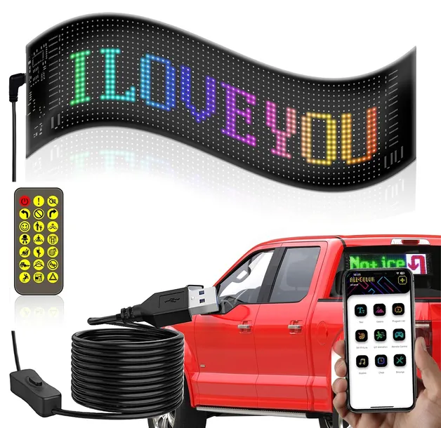 diy-tablica-led-na-tylna-szybe-samochodu-programowalna-aplikacja-pilot-marka-bez-marki-zawiera-baterie-nie