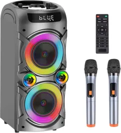 glosnik-bluetooth-tyoty-100w-pilot-2-mikrofony-karaoke-led-aux-usb