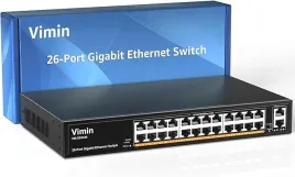26-portowy-przelacznik-gigabit-ethernet-vimin-z-2-portami-uplink-1000-mbps