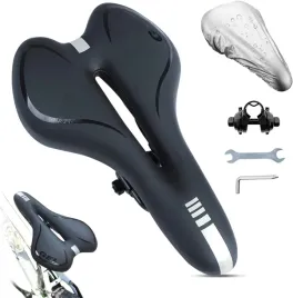 siodelko-rowerowe-damskie-sportowe-zelowe-czarne-oddychajace-pokrowiec