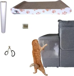 sale-drapak-dla-kota-z-obcinaczka-do-paznokci-mata-ochronna-30cmx3m