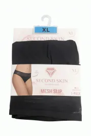 majtki-damskie-second-skin-mesh-slip-xl-czarne-modelujace