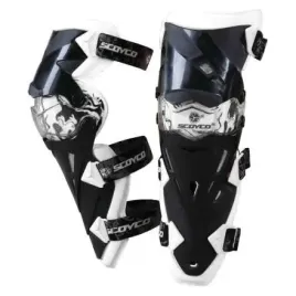 scoyco-nakolaniki-ochraniacze-kolan-biale-pitbike