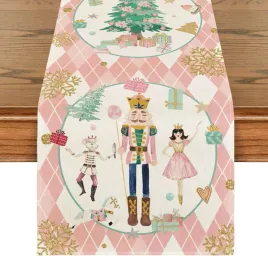 sale-bieznik-na-stol-swiateczny-dziadek-do-orzechow-rozowy-40-x-100-cm