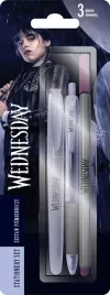 zestaw-pismienniczy-wednesday-3-elementy-dlugopis-cienkopis-zakreslacz