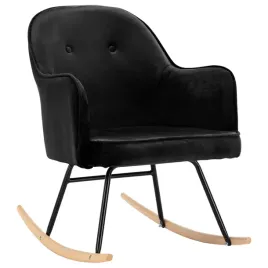 fotel-bujany-czarny-tapicerowany-aksamitem