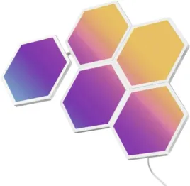 govee-rgbic-glide-hexa-light-panels-5-pcs-inteligentny-kinkiet-wi-fi-blu