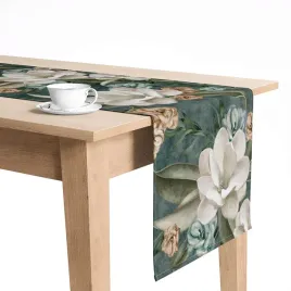 bieznik-w-kwiaty-magnolie-zielone-003-40x140