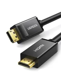 ugreen-10204-adapter-kablowy-5-m-displayport-hdmi-czarny