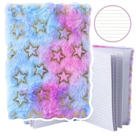 notatnik-pluszowy-a5-80k-linia-zlote-gwiazdki