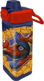 bidon-kwadratowy-500ml-pp-spiderman-843396-kids-euroswan