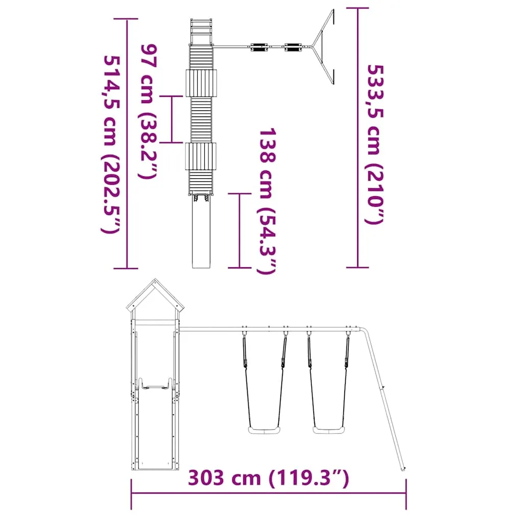 plac-zabaw-do-ogrodu-impregnowane-drewno-sosnowe-stan-nowy