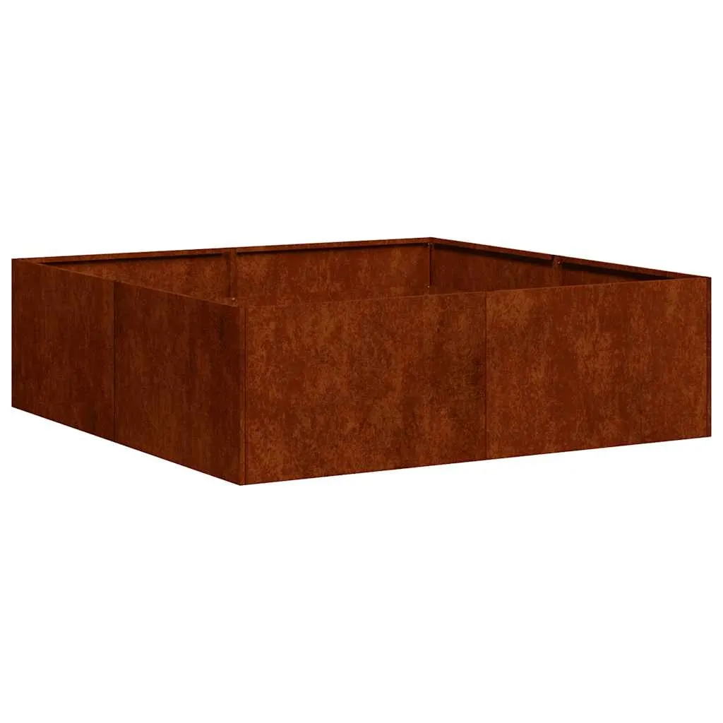 doniczka-rusty-100x100x30-cm-stal-nierdzewna-stan-nowy