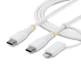 startech-1m-u2-lntc-cable-kabel-usb-usb-c-bialy