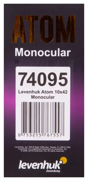 monokular-levenhuk-atom-10x42-stan-nowy
