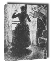 woman-at-the-window-initial-conception-for-the-painting-sunday-paul-signa